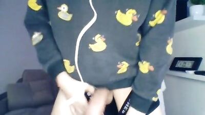 Ducky Boys Amateur Fun! Web-Cam Socks Porn Twink Adventure - Dirty Lustful Pleasures with Ducky Boy!