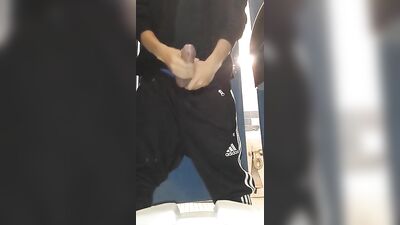 Straight Boys Busting in the Stall - Cum Shots and Handjobs!