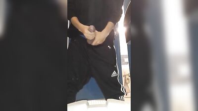 Straight Boys Busting in the Stall - Cum Shots and Handjobs!