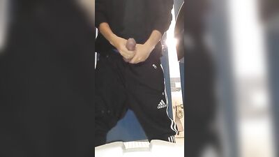 Straight Boys Busting in the Stall - Cum Shots and Handjobs!