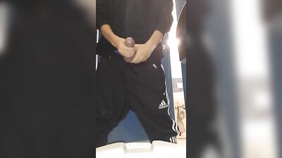 Straight Boys Busting in the Stall - Cum Shots and Handjobs!