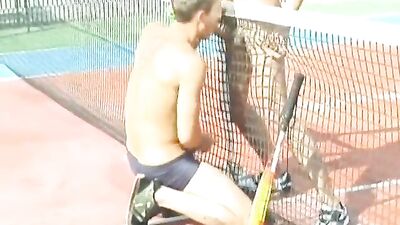 Tennis-Boys - Action Replay! Two Gays Playing Tennis Like Pros!