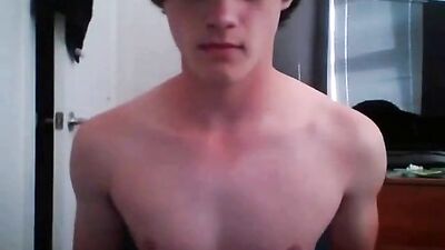 Fit Amateur Muscle Boy Web-Cam Strokes - Long Cock Show Off