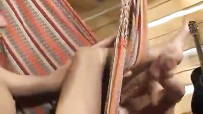 Gay Porn Hammock Lovers: Action Cum Shots Oral Twink Stuffing