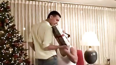 Smutty Father and Son Action: Dads Xmas Present!