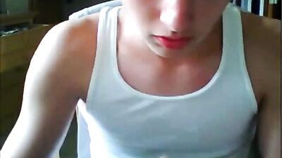 Hot Cum Shots Handjob! A Sexy Teen Boys Solo Wanking Adventure!