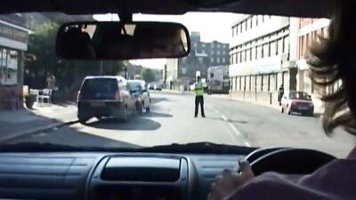 Stopped By The Cops! Gay Porn Bareback Cum Shots: Roadside Check Gone Wild!