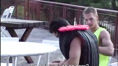 Outdoor Fuck Fest: Picnic Table Edition - Gay Porn Video