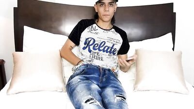 Latino Solo Porn Boy - Gay cute sexy solo tube video!