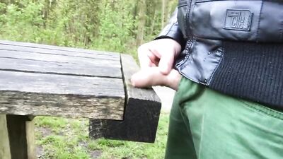 Pissing on Benches: The Ultimate Fetish Handjob