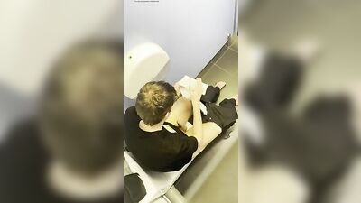 German Hostel Cutie Caught Jerking Off in the Bathroom! (190 characters)