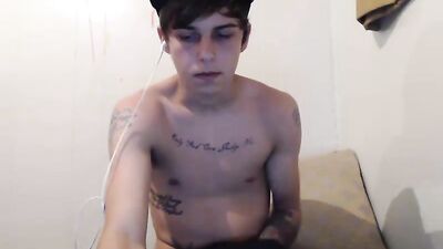 Tattooed College Hunks Porn on Webcam: Ass Worship and More!