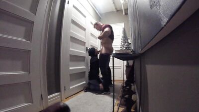 Hallway Hottie: A Young Twink Gets Fucked by Two Hunks!