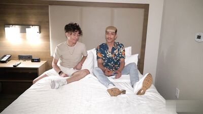 Passionate Latino Oral Delight: Two Horny Boys Suck Each Other Off and Cum Shot