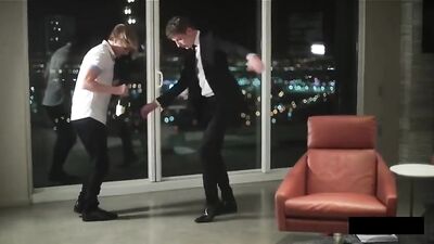 Bareback Cum Party: Double-Penetration Twinks Gay Porn Videos