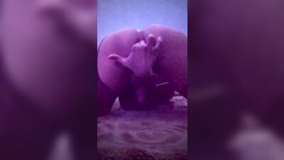 Femboy in Fishnets Fisting Himself