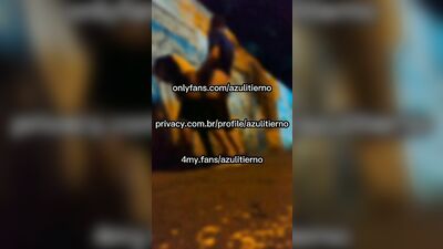 blowjob and fucking in the street (@azulitierno)