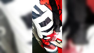 Hot twink in mxgear and mxhelmet jerk-off