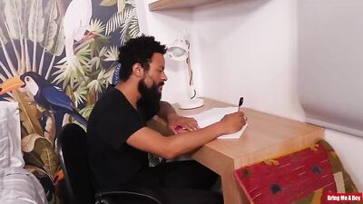 Latino Bareback Daddys Boy Spanked and Jerked Off!