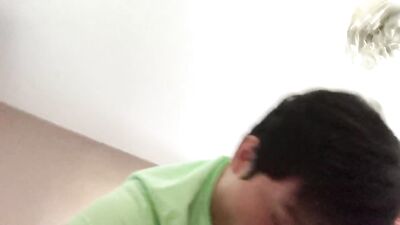 Mathew N sucks white twink curved DICK and gets facial