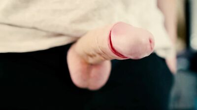 Got so horny I had to masturbate my uncut white dick