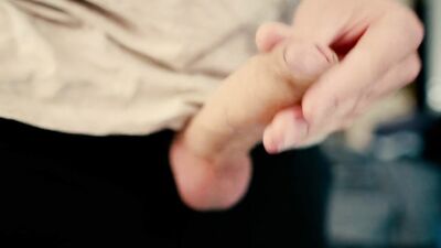 Got so horny I had to masturbate my uncut white dick