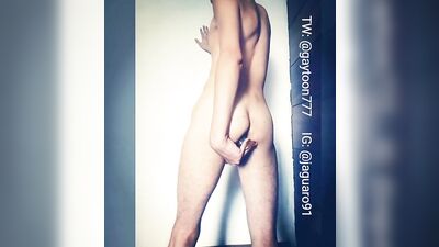 bottom twink solo super hot during quarentine dildo