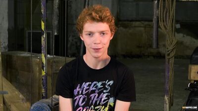 Tied up clamp rap*ed sub twink fucked by dominant master