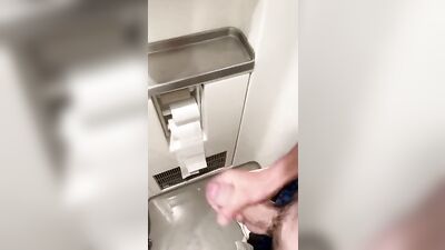 Twink recording himself in the WC