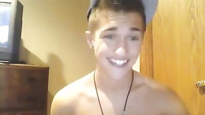Young Twink Jacks Off And Cums Hard!