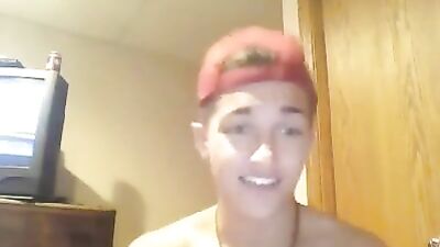 Young Twink Jacks Off And Cums Hard!