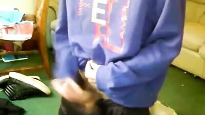 Carpet Buster: Web-Cam Solo - Nutting On The Floor!