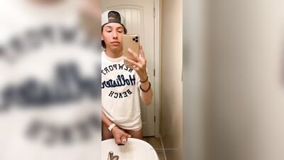 Bathroom Fun - Amateur Big Cocks Fun