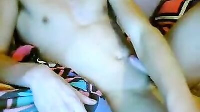 Twink goes from soft to hard then takes care of it