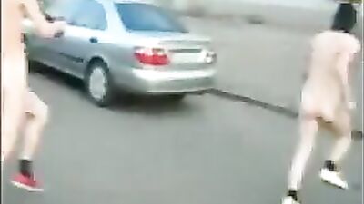 The Naked Butt Run - Amateur Fun