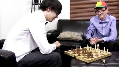 Gay Nerd Porn: Sex over Chess Cumshots!