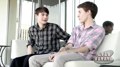 Summer Bareback Fun: Young Boyfriends Deliver Steamy Action!