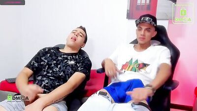 Gay Web-Cam Frat Boy Orgasms with Big Cock Latino Amateurs