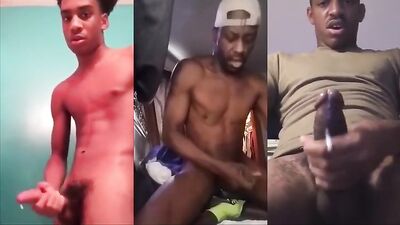 Black Constant Cumming: Amateur Black Cum Shots!