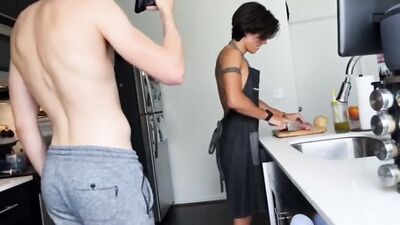 Raw Fuck In The Kitchen: Explosive Gay Porn Action!