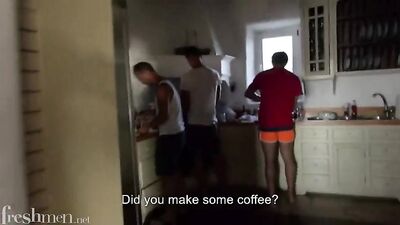 Muscle Boys: Big Cocks Action Amateur Play - Boy has reached!