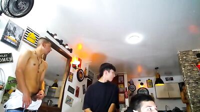 Gang Bang Fun: Horny Latino Muscle Boys in Action!