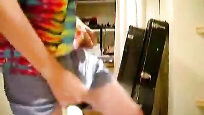 Horny Squirting His Load - Gay Porn Video