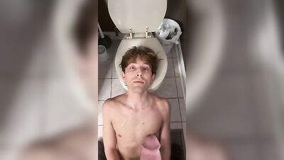 Submissive Twink Gets Cum-Wasted in Watersports Video