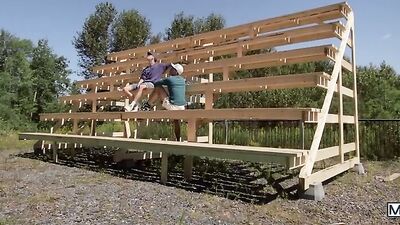 Sneaky Bleachers Fun - Public Outside Cum Shots Oral Porn Bareback Handjob Twinks