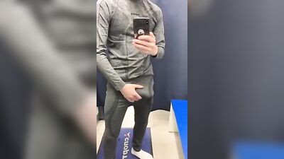 Big Dicks in the Dressing Room - Gay Porn Video!