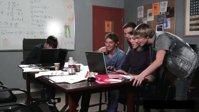 Gay Porn Hot Boys Group Fuck: Action Bareback Group Sex