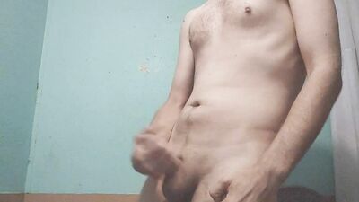 Jerking my big dick