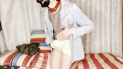 Cute dogboy loves own belly UwU