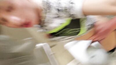 Daniel Hausser quicky at airport bathroom with stranger